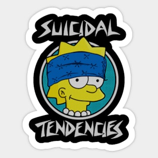 suicidal st Sticker